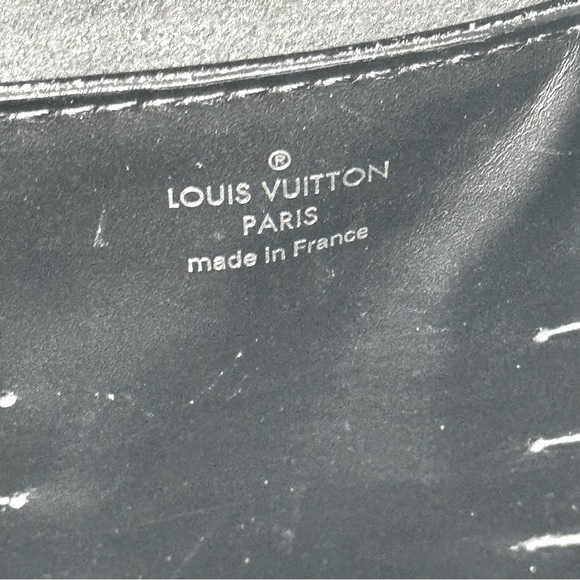 Vintage Louis Vuitton Epi Electric Pochette Lena Patent Leather Black Bag - Picture 5 of 6